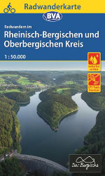 Radwanderkarte Rheinisch Bergischer und Oberbergischer Kreis BVA 